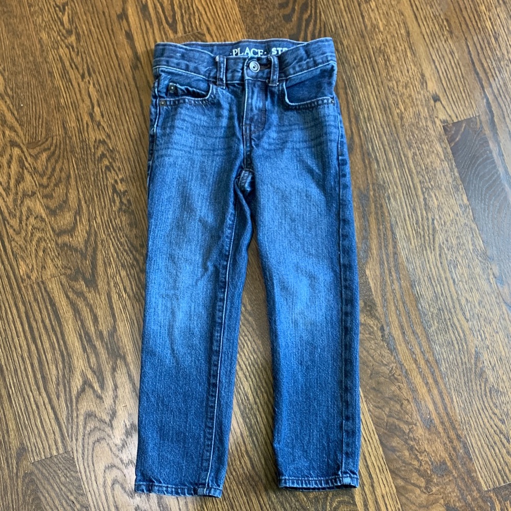 Children's Place Slim Straight Jeans in Rich Blue - 5S
